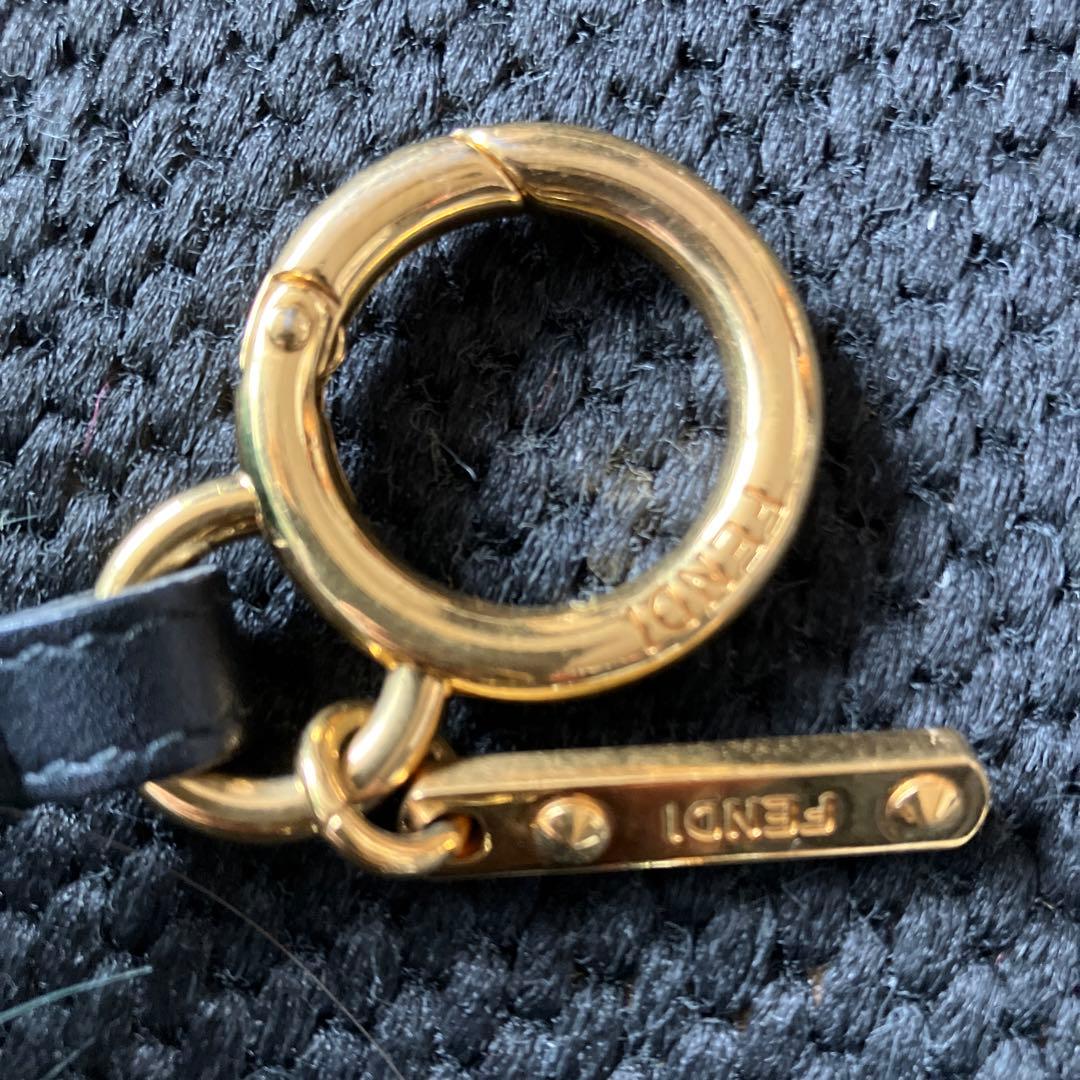 FENDI モンスターファーキーリング バッグチャーム　グリーン 緑