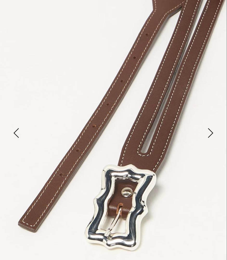 A VACATION シルバーバックルベルト