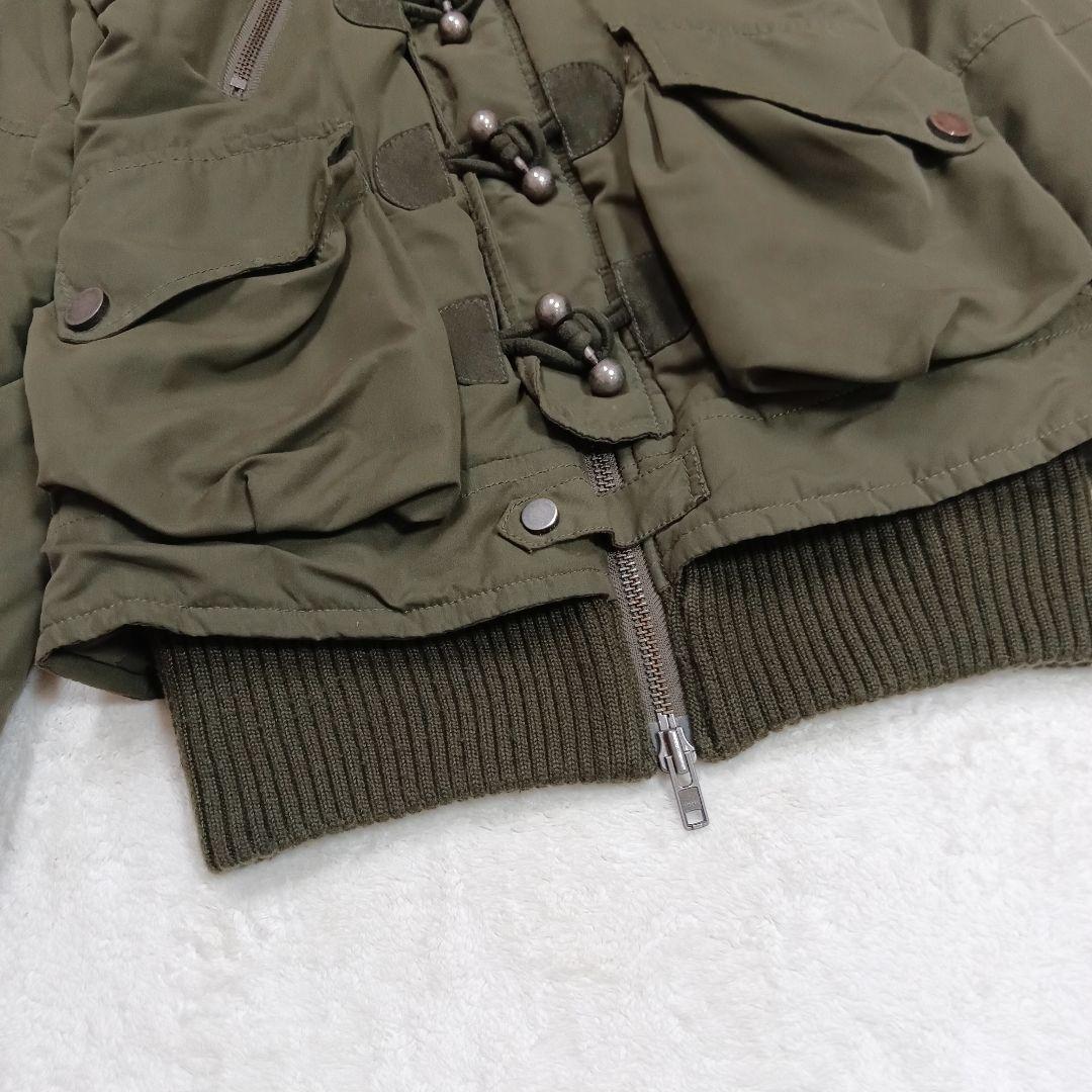 スライ SLY ラクーンファーモッズコート フェアリーグランジ カーキ Y2K