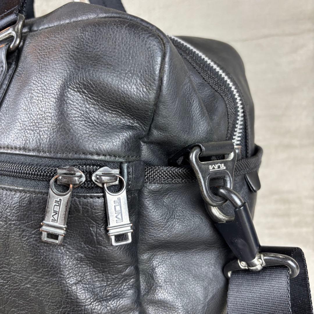 ★美品★ TUMI トゥミ 2WAY レザー ショルダーバッグ トラベルバッグ