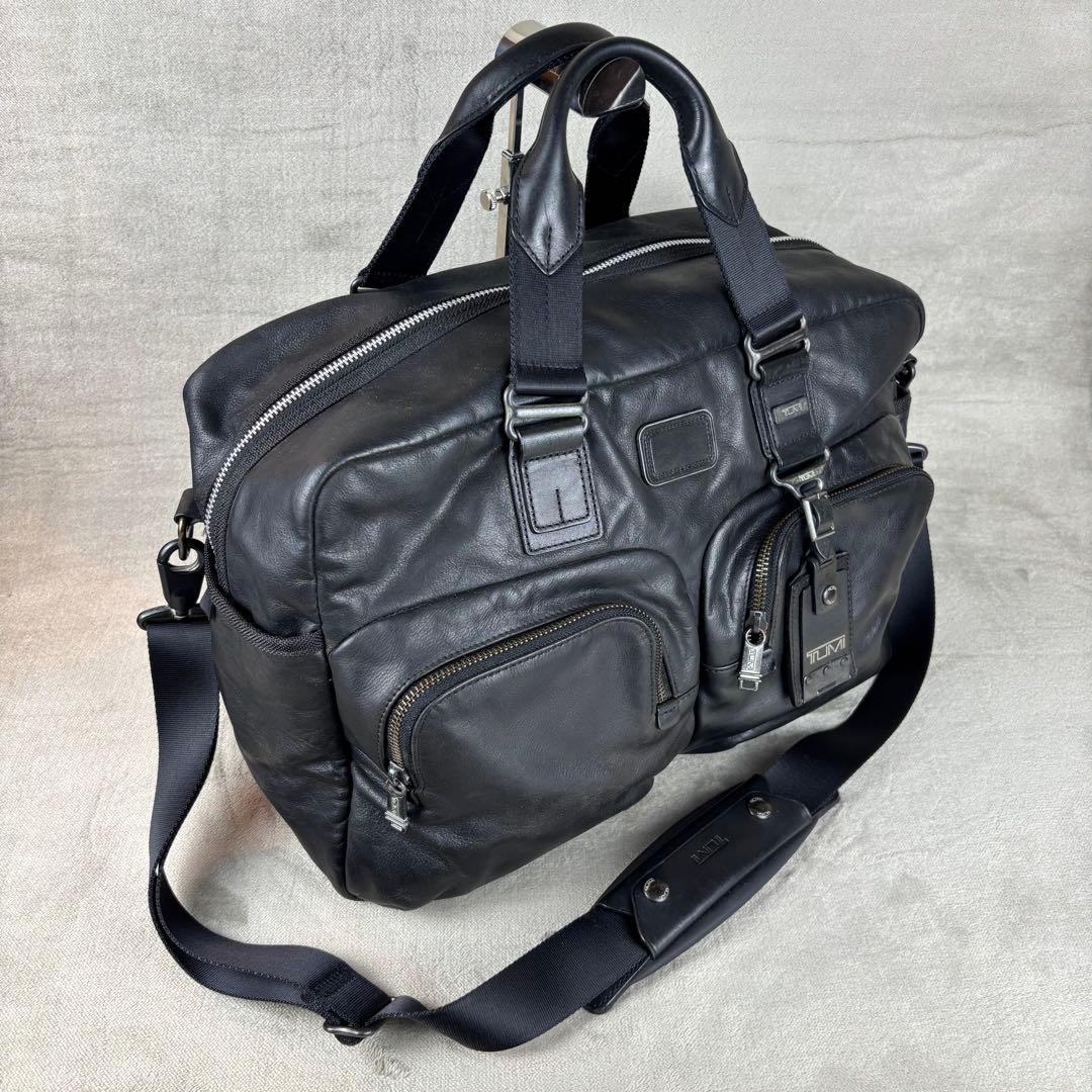 ★美品★ TUMI トゥミ 2WAY レザー ショルダーバッグ トラベルバッグ