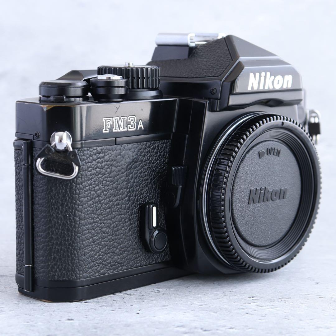 Nikon FM3A フィルムカメラ 黒 ケース ストラップ付き