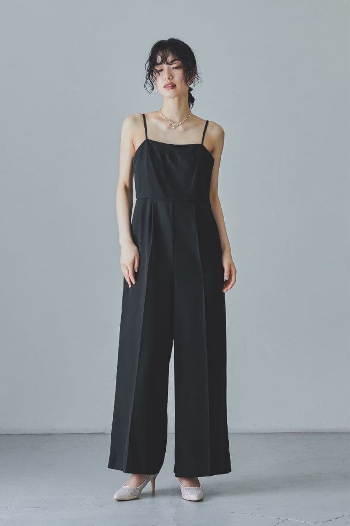 niana チュールベストオールインワンパンツドレス Mサイズ