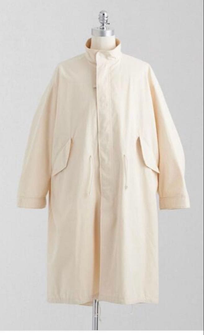 ＜LOEFF＞スタンドカラー ミリタリーコート UNISEX サイズM
