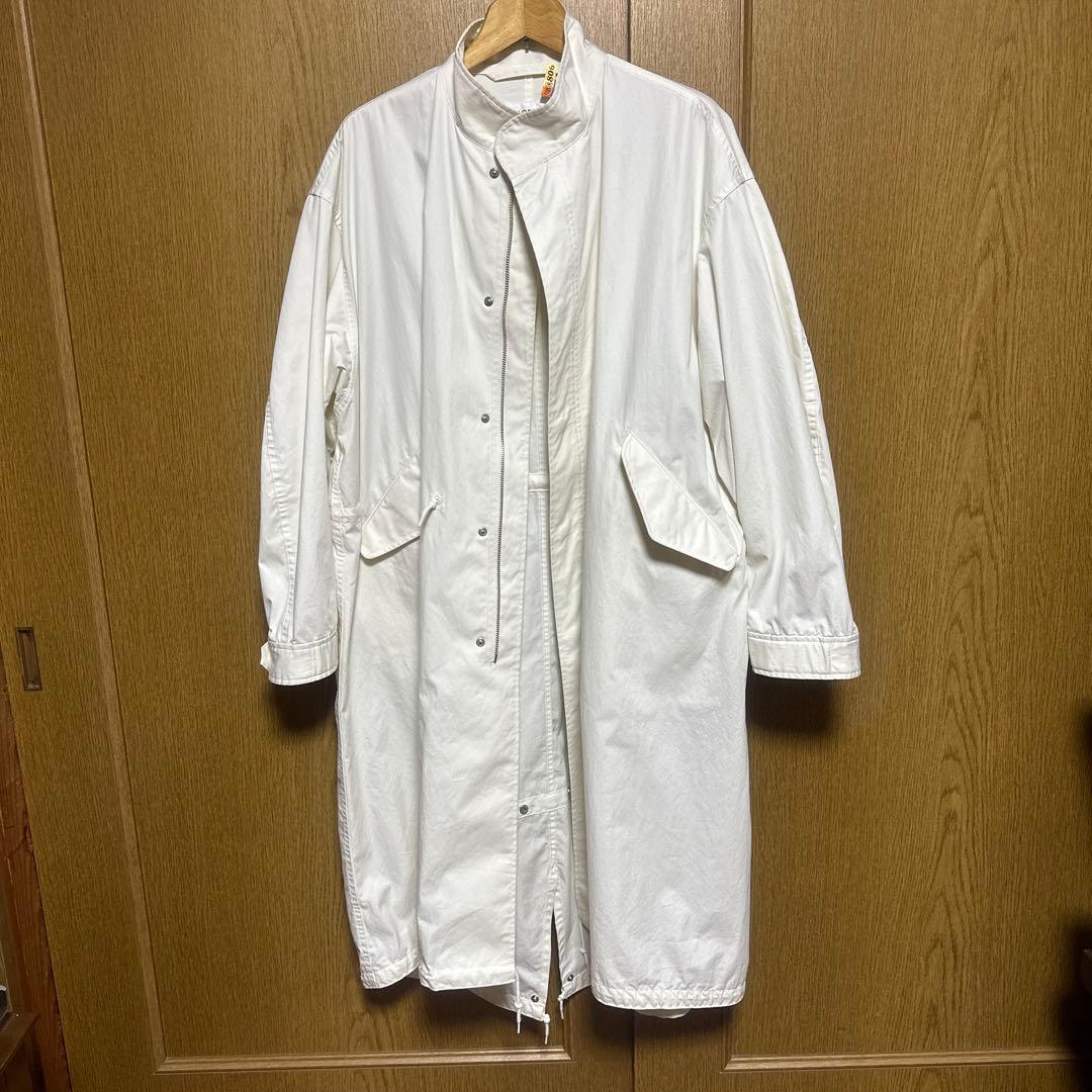 ＜LOEFF＞スタンドカラー ミリタリーコート UNISEX サイズM