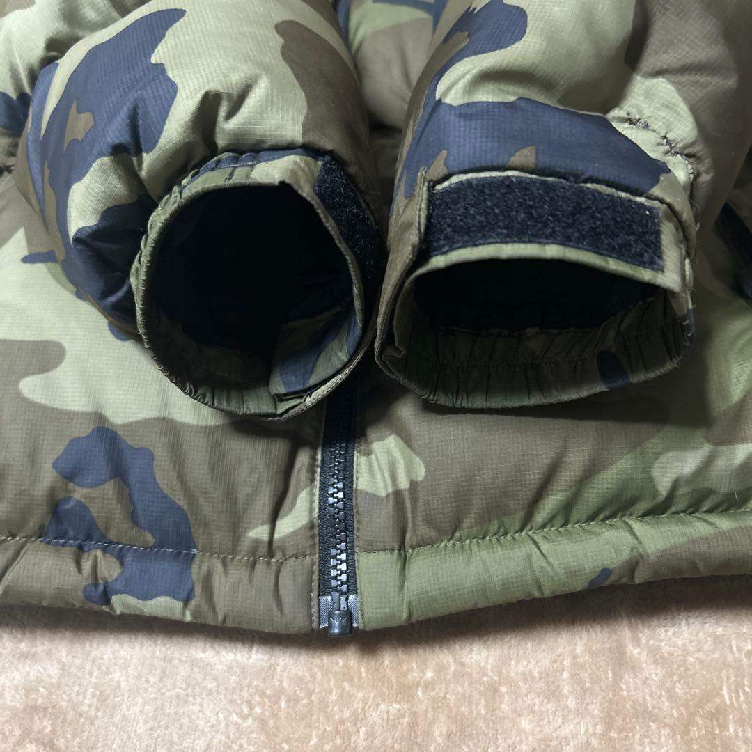 人気サイズTHE NORTH FACE カモフラージュ ヌプシダウンLサイズ