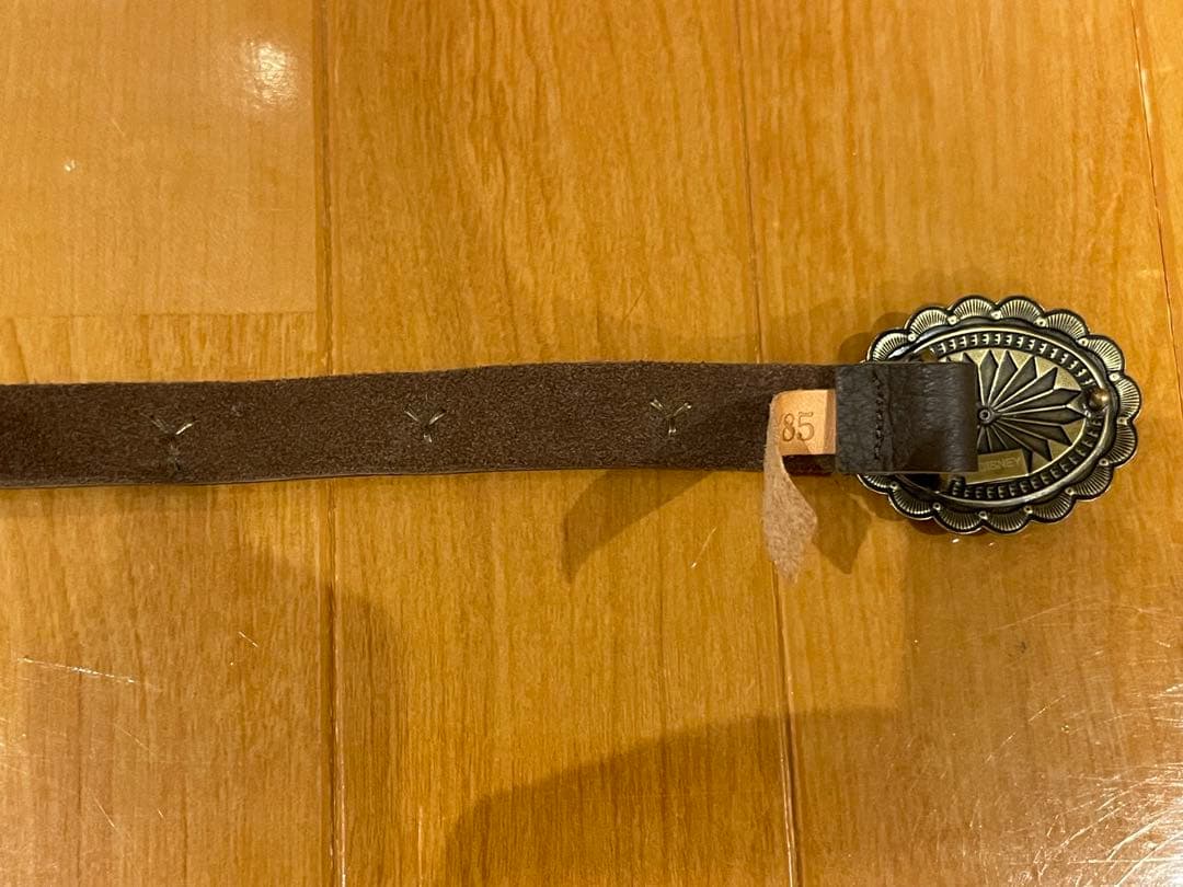 ディズニーランド　レザーベルト　ミッキー