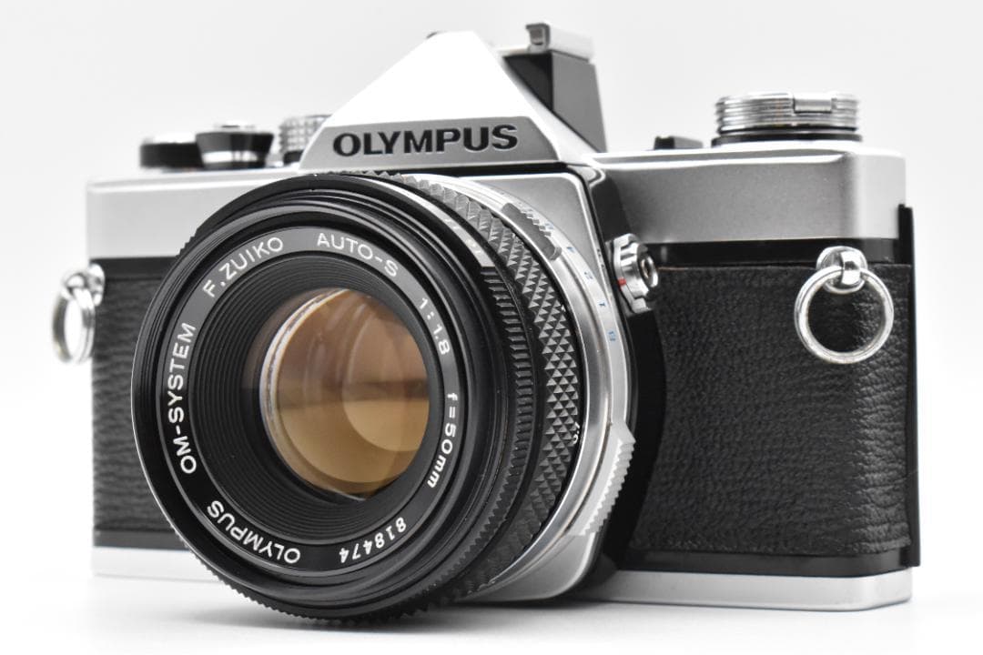 オリンパス OM-1 シルバー F.ZUIKO AUTO-S 50mm 1.8