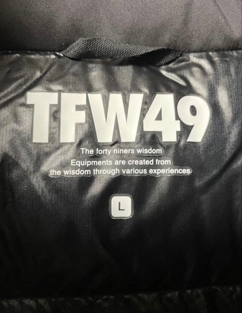 TFW49 モンスターダウン ブラック L ダウンコート ゴルフダウンジャケット