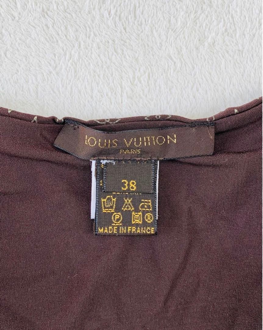 ★送料込み★ルイヴィトン★LOUIS VUITTON★ブラウン★水着★38★M★