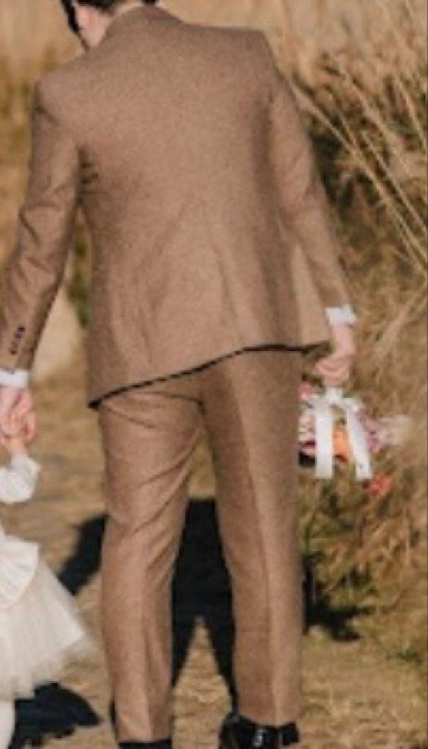 ⚫︎THE URBAN BLANCHE ブラウン 前撮り　タキシード