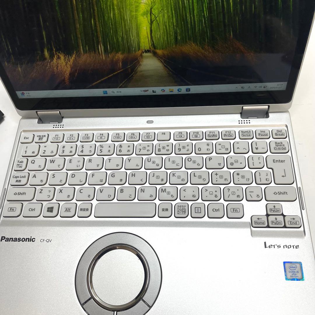 Windowsノート本体 #914 2in1 PANASONIC CF-QV8 i5-8365U 8Gb