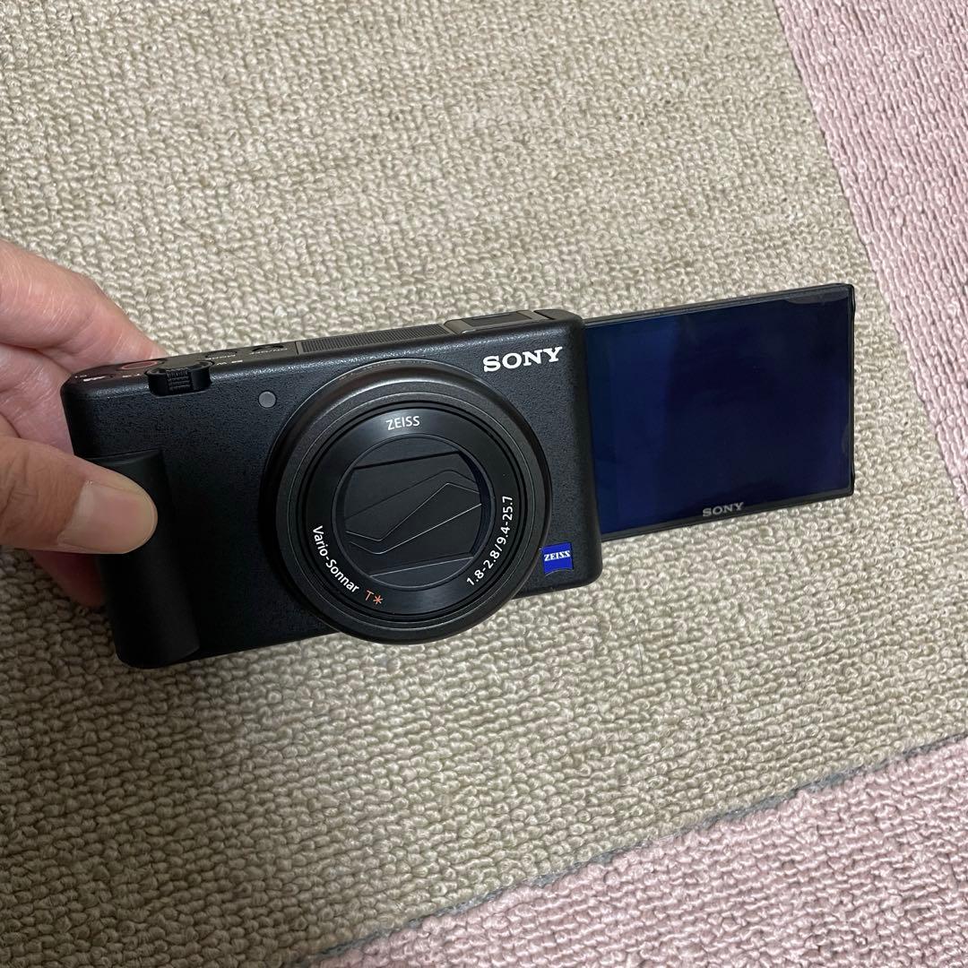 【ジャンク品】SONY VLOGCAM ZV-1 本体・バッテリー・三脚付き