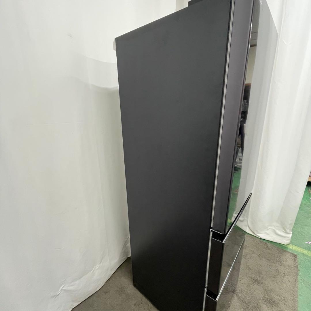 444⭕️冷蔵庫　日立　黒　大型　左開き　スリム　設置無料　中古　綺麗　おすすめ