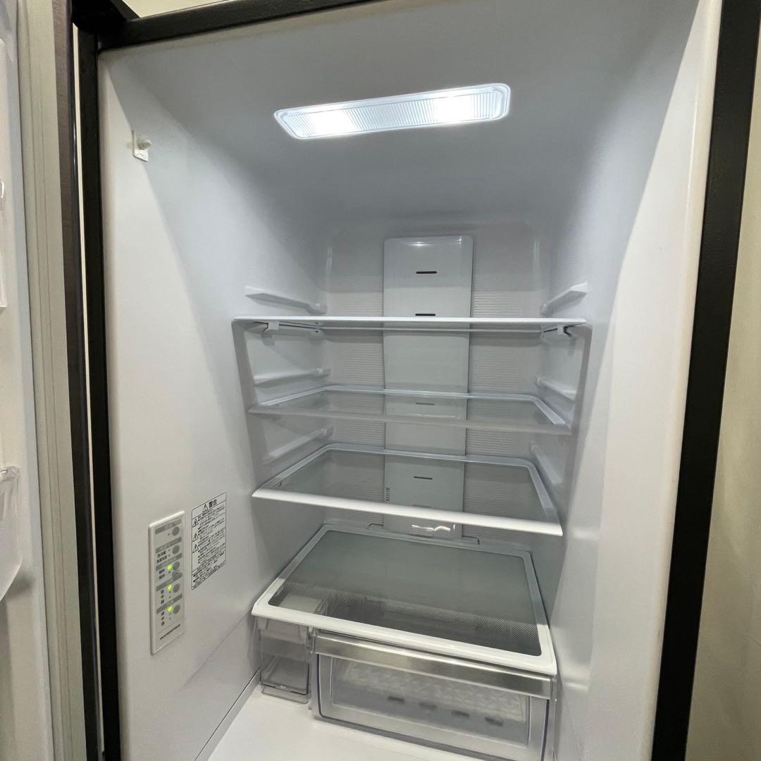 444⭕️冷蔵庫　日立　黒　大型　左開き　スリム　設置無料　中古　綺麗　おすすめ