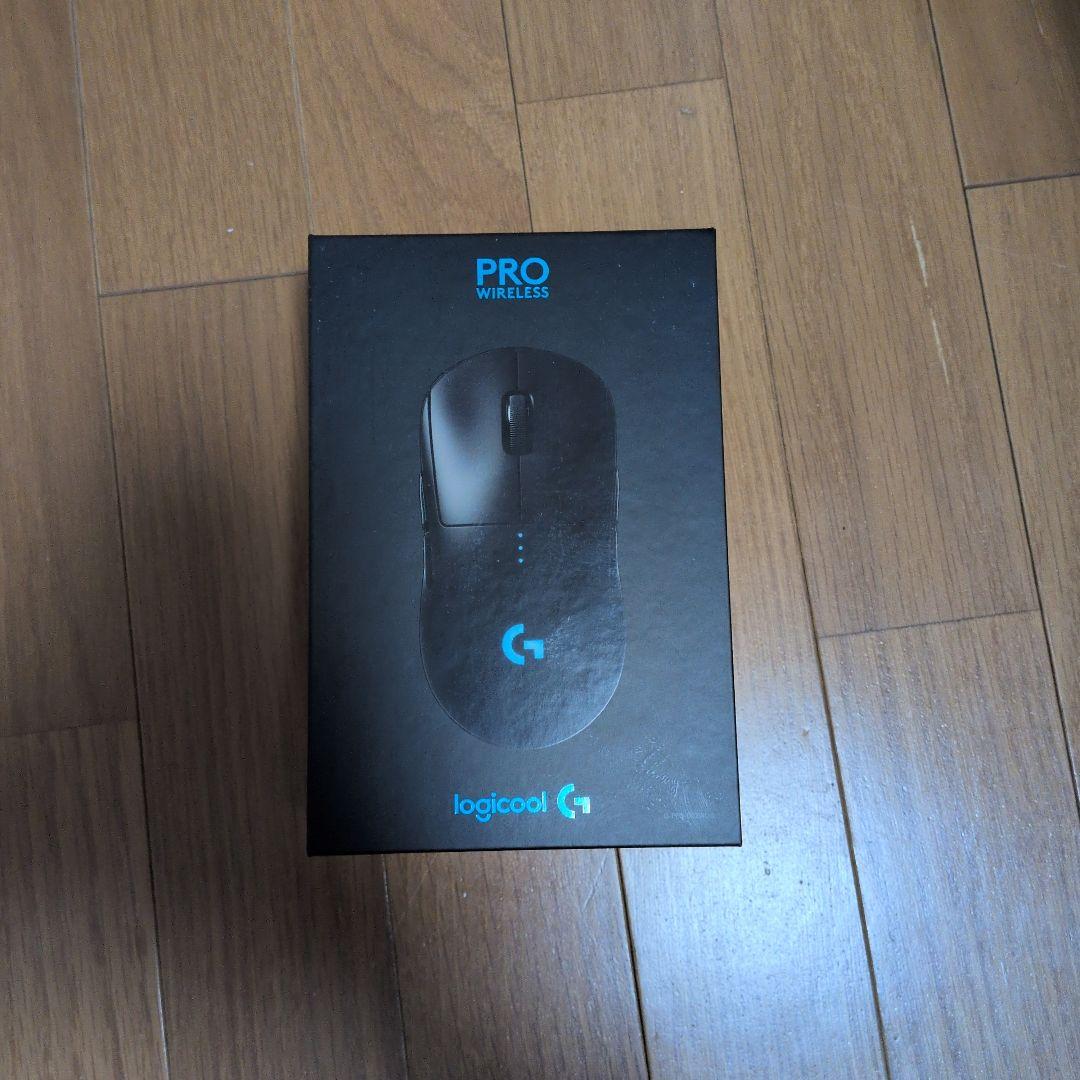 Logitech PRO ブラックワイヤレスマウス 本体