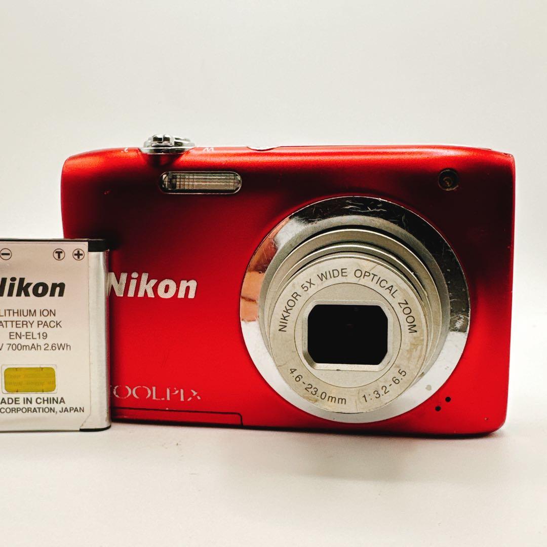 ニコン COOLPIX A100 レッド 動作OK