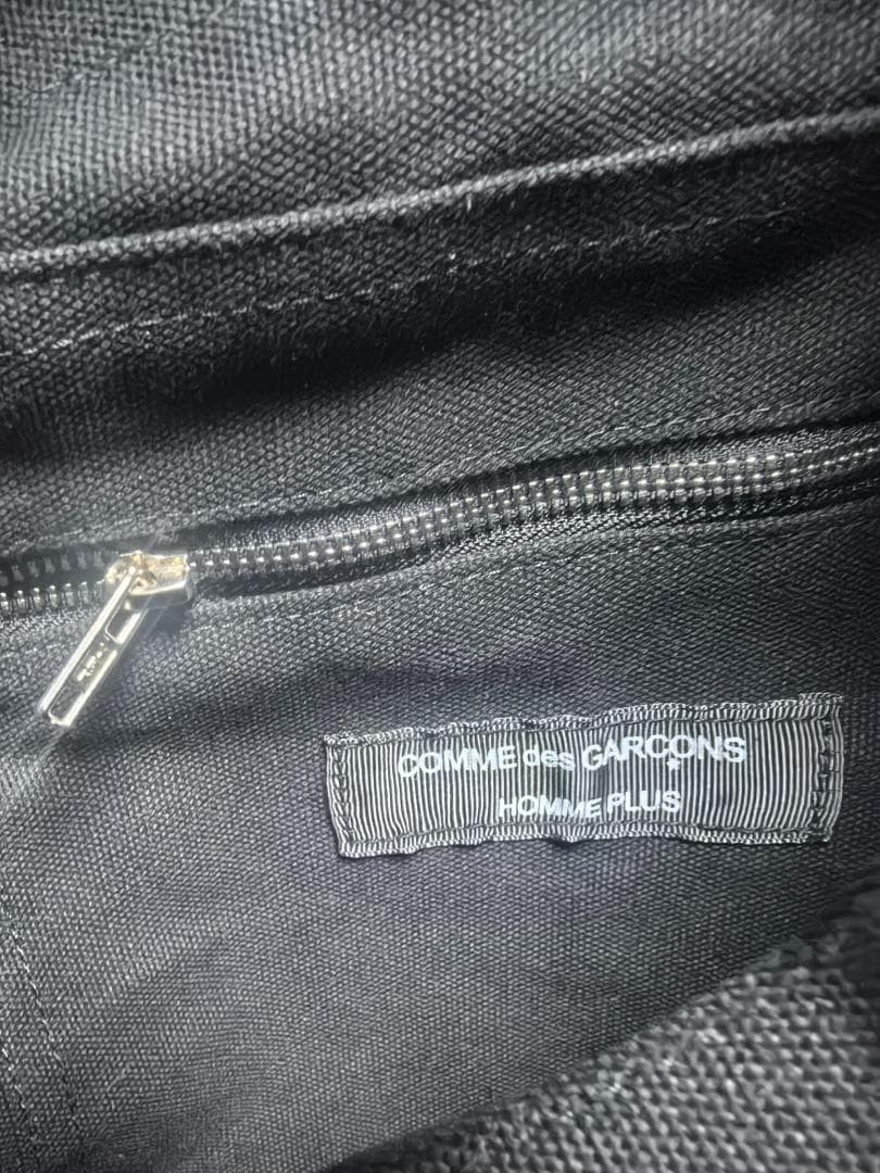 COMME des GARÇONS HOMME PLUS 黒 ショルダーバッグ