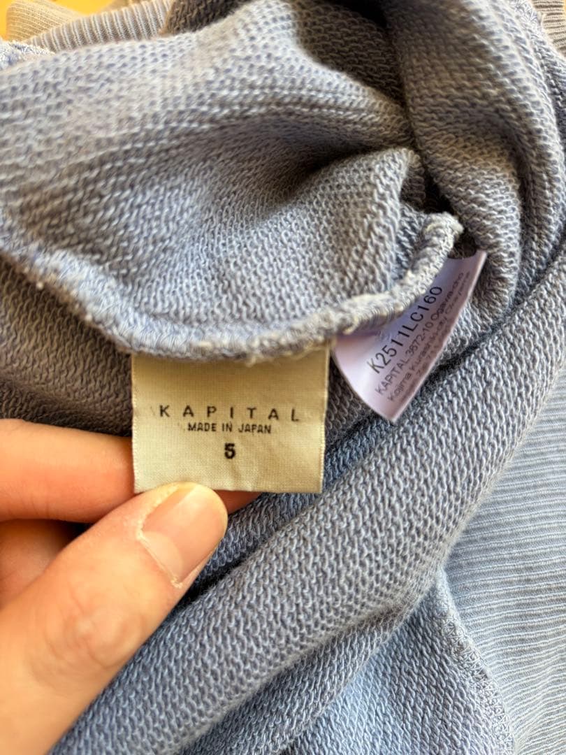 KAPITAL スウェット　sweat shirt size：5