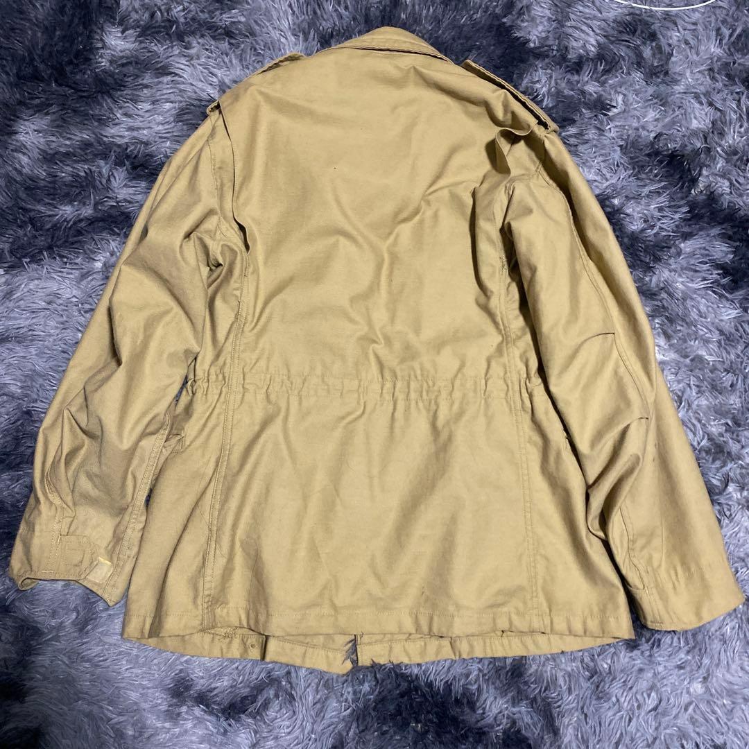 希少90s USA製 ALPHA M-65 ベージュ S-R スコービルジップ