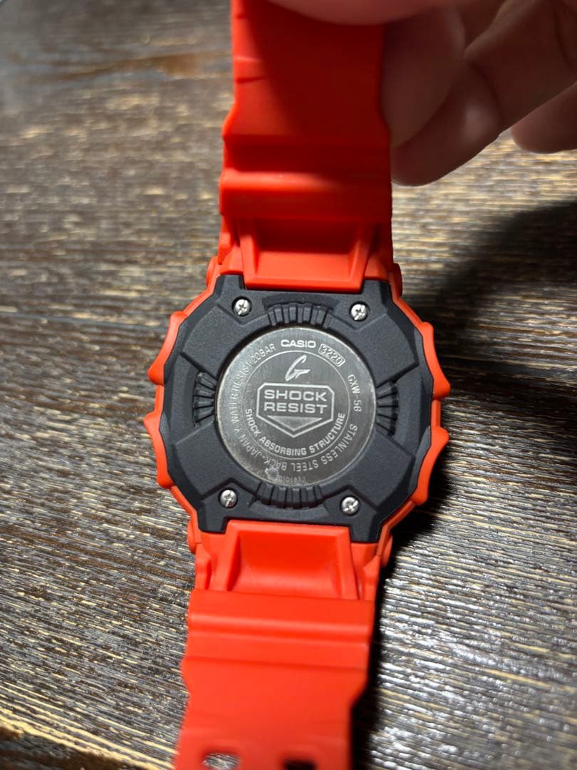 デカG/G-SHOCK/GXW-56/電波/ソーラー/レスキューオレンジ/限定