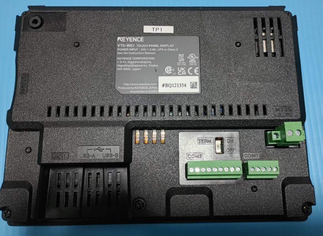 KEYENCE VT5-W07 タッチパネル + PSR-SC24 30W電源