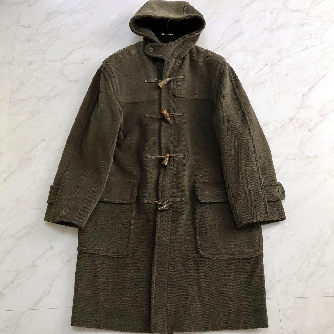 【白タグ 希少色】グローバーオール ダッフルコート キングストン ヘリンボーン