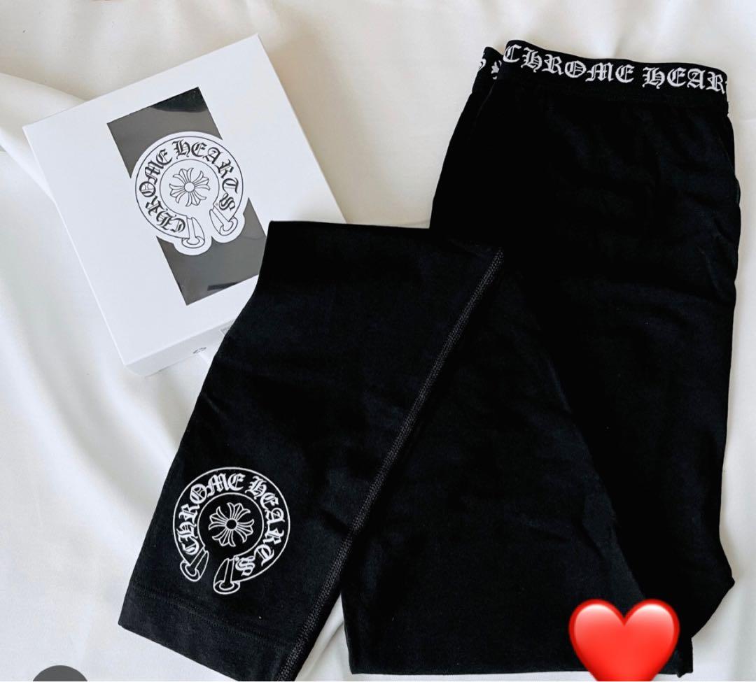 CHROME HEARTS ブラックレギンス ボックス付き