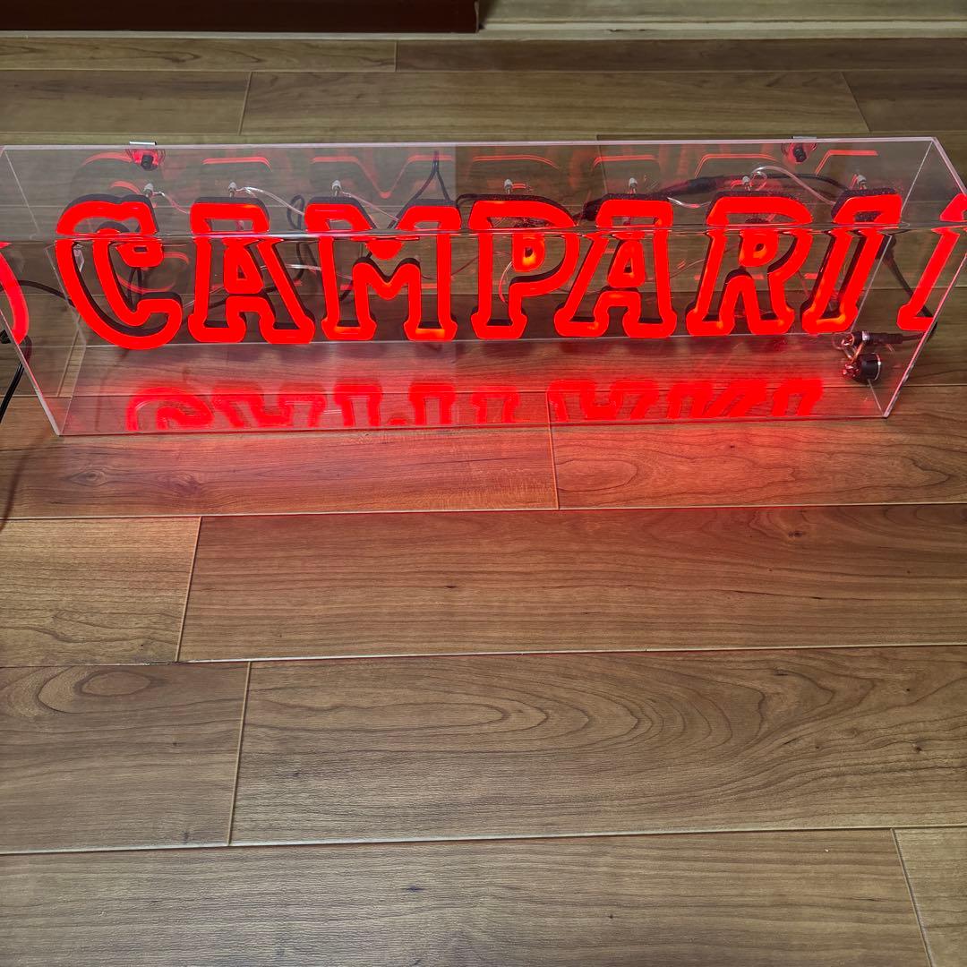 カンパリ ネオン管 壁飾り バー