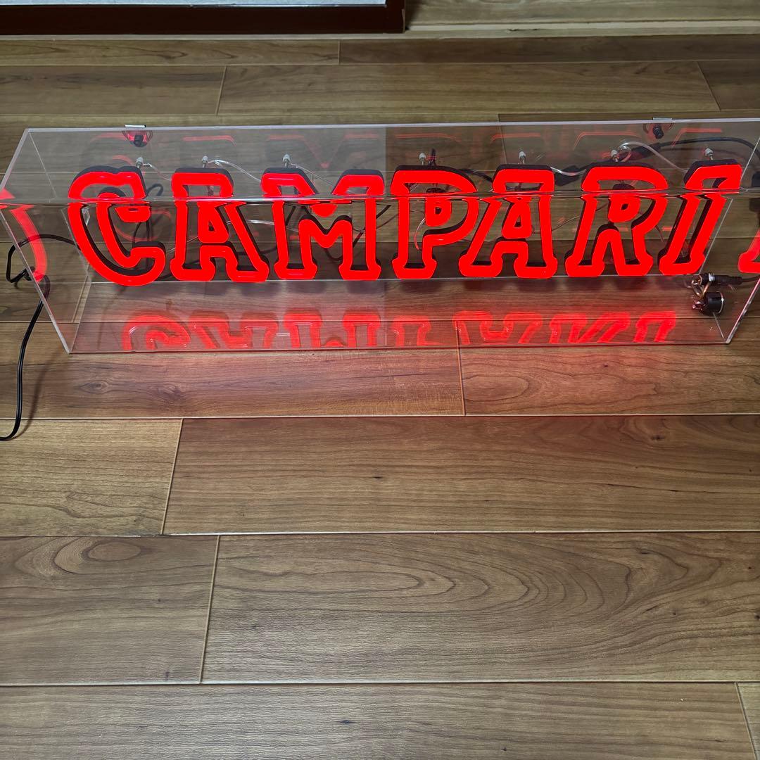 カンパリ ネオン管 壁飾り バー