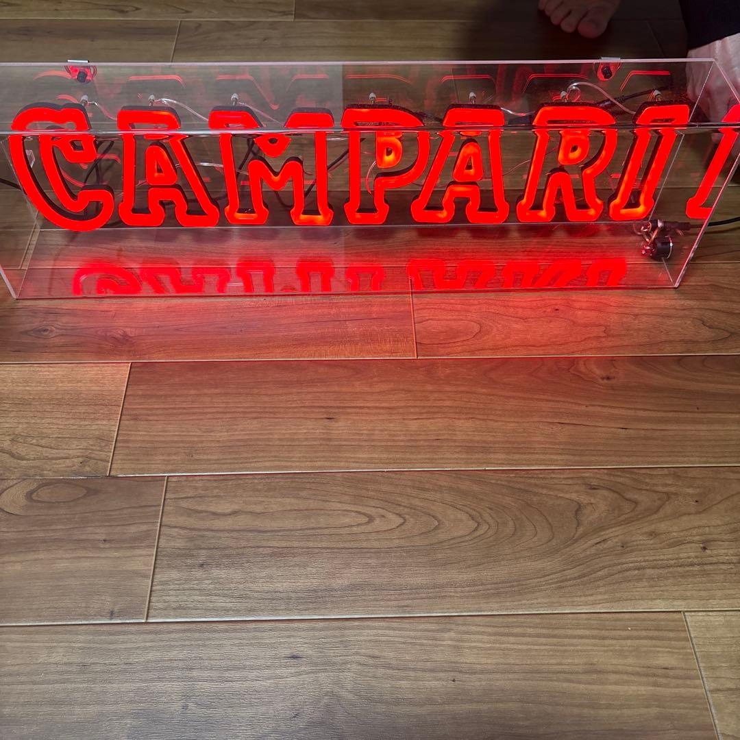 カンパリ ネオン管 壁飾り バー