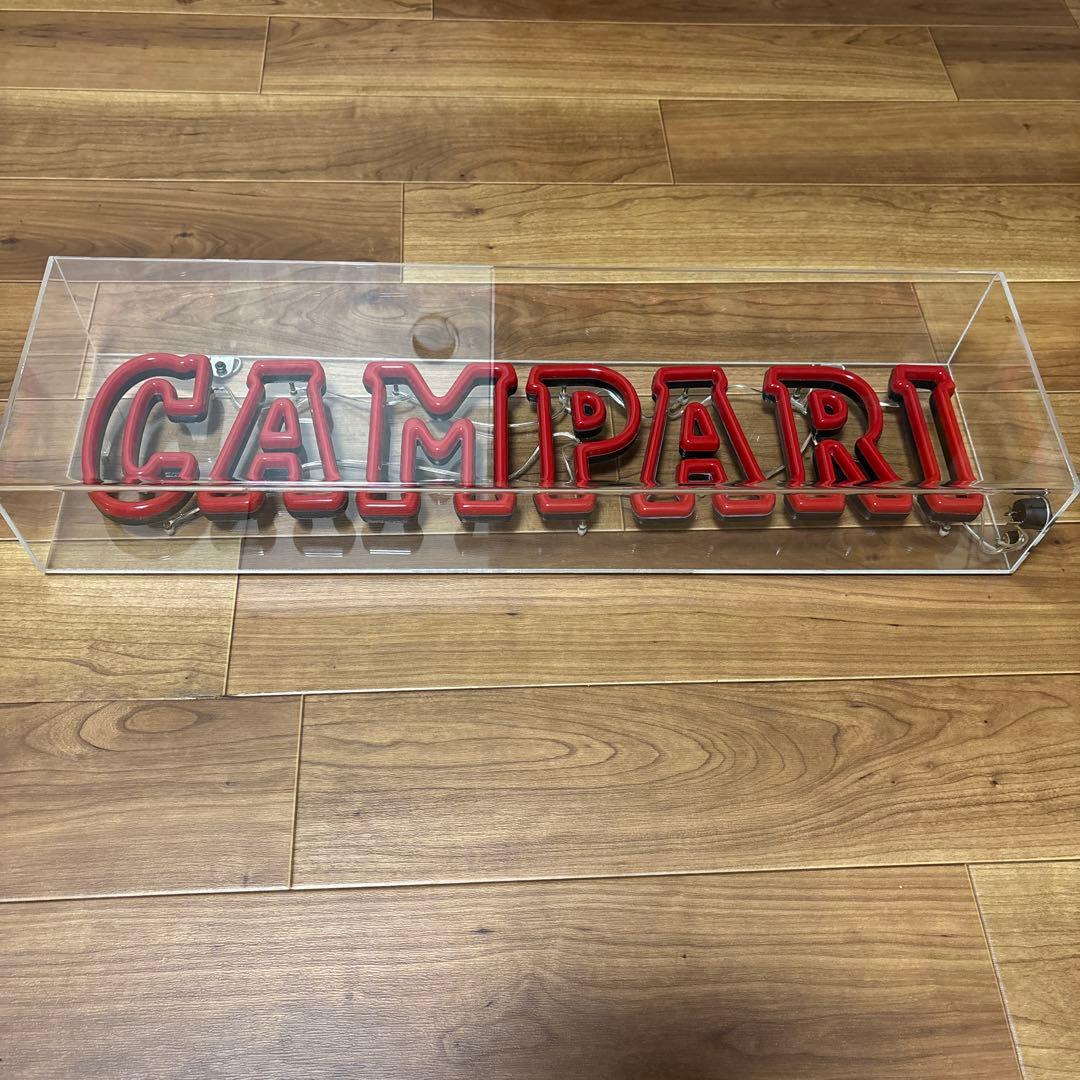 カンパリ ネオン管 壁飾り バー