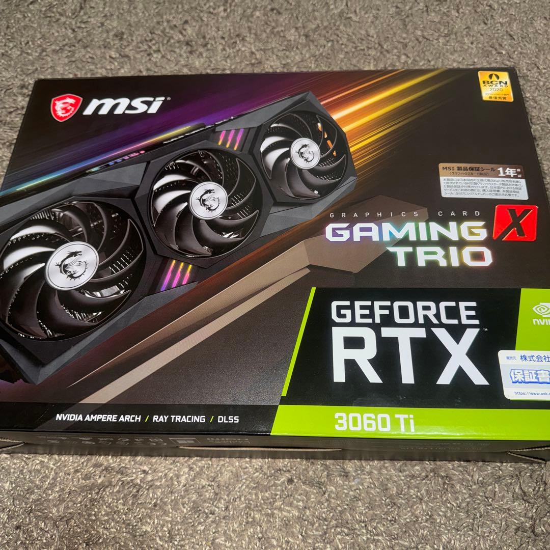 グラフィックボード・グラボ・ビデオカード MSI GeForce RTX 3060 Ti Gaming X Trio