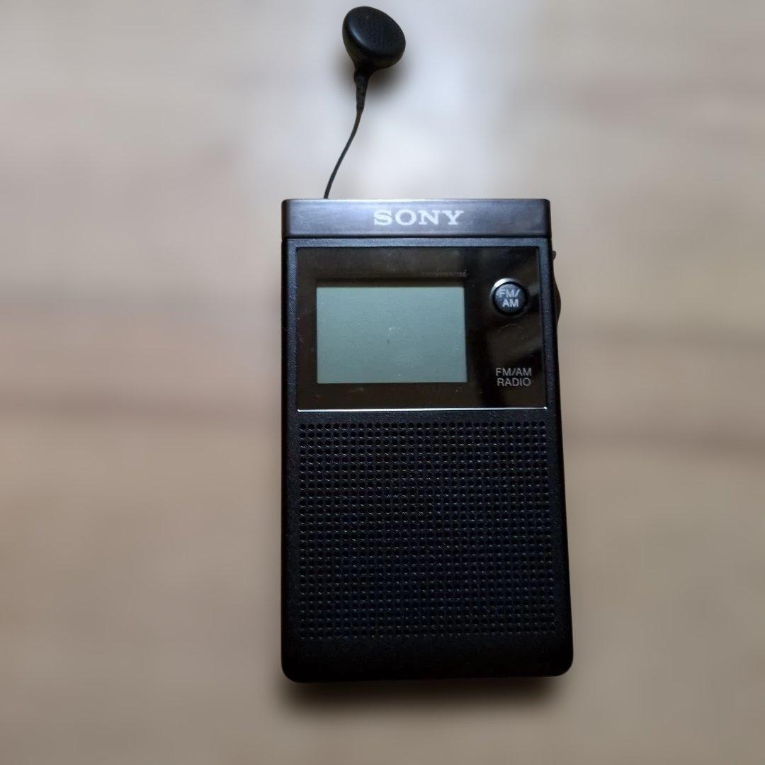 SONY ポケットラジオ FM/AMラジオ SRF-R356 動作品