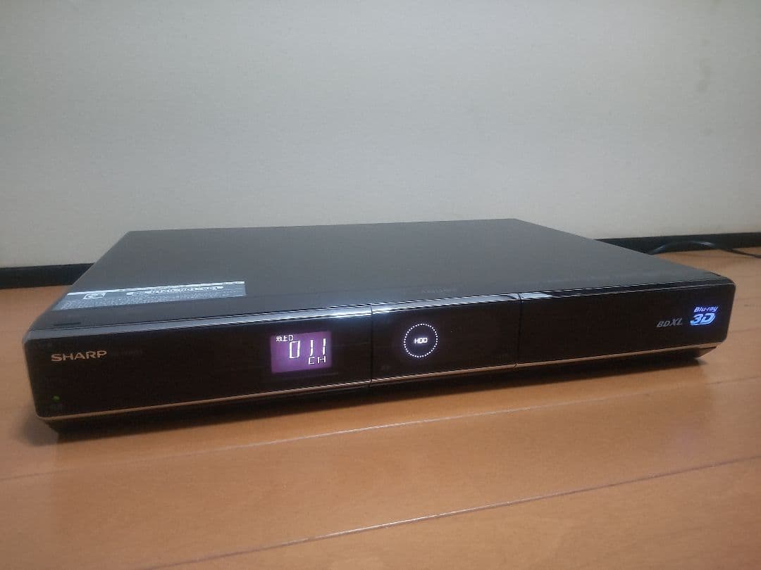 シャープ　AQUOS　BD―HDW63 320GB→1TB プチメンテ済み