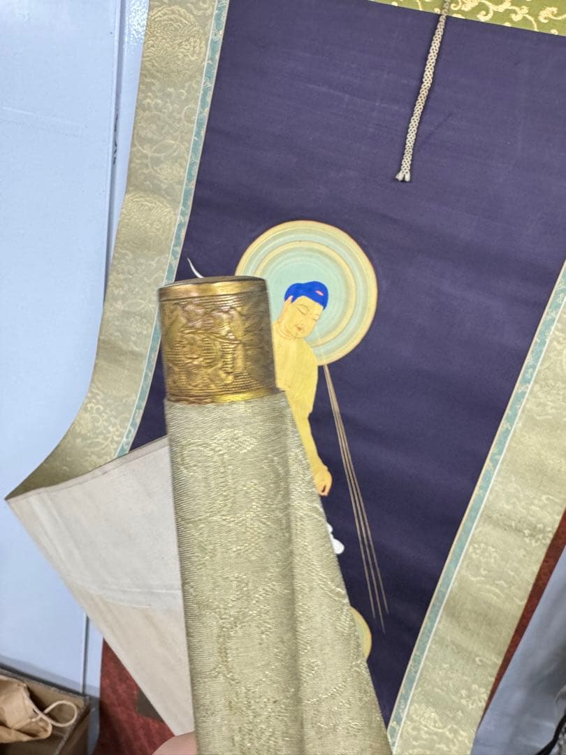 ともや専用　仏画 阿弥陀三尊来迎図 仏像