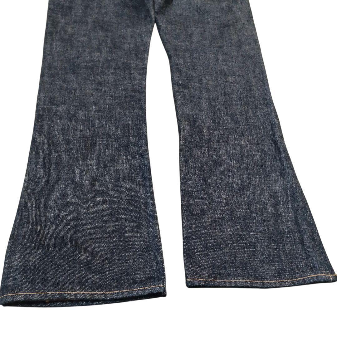 ✨FULLCOUNT セルビッチ 革パッチ ブーツカット フレアデニム 日本製