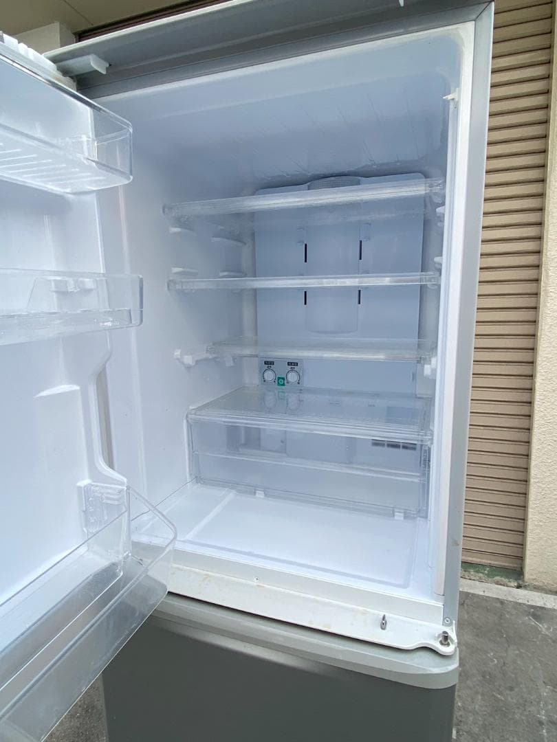 A436◆シャープ 3ドア 冷蔵庫 350L SJ-WA35B-S どっちもドア