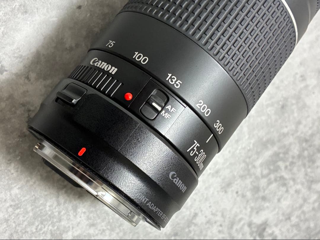 ⭐️美品⭐️Canon EF 75-300 III & EF-EOS R アダプター