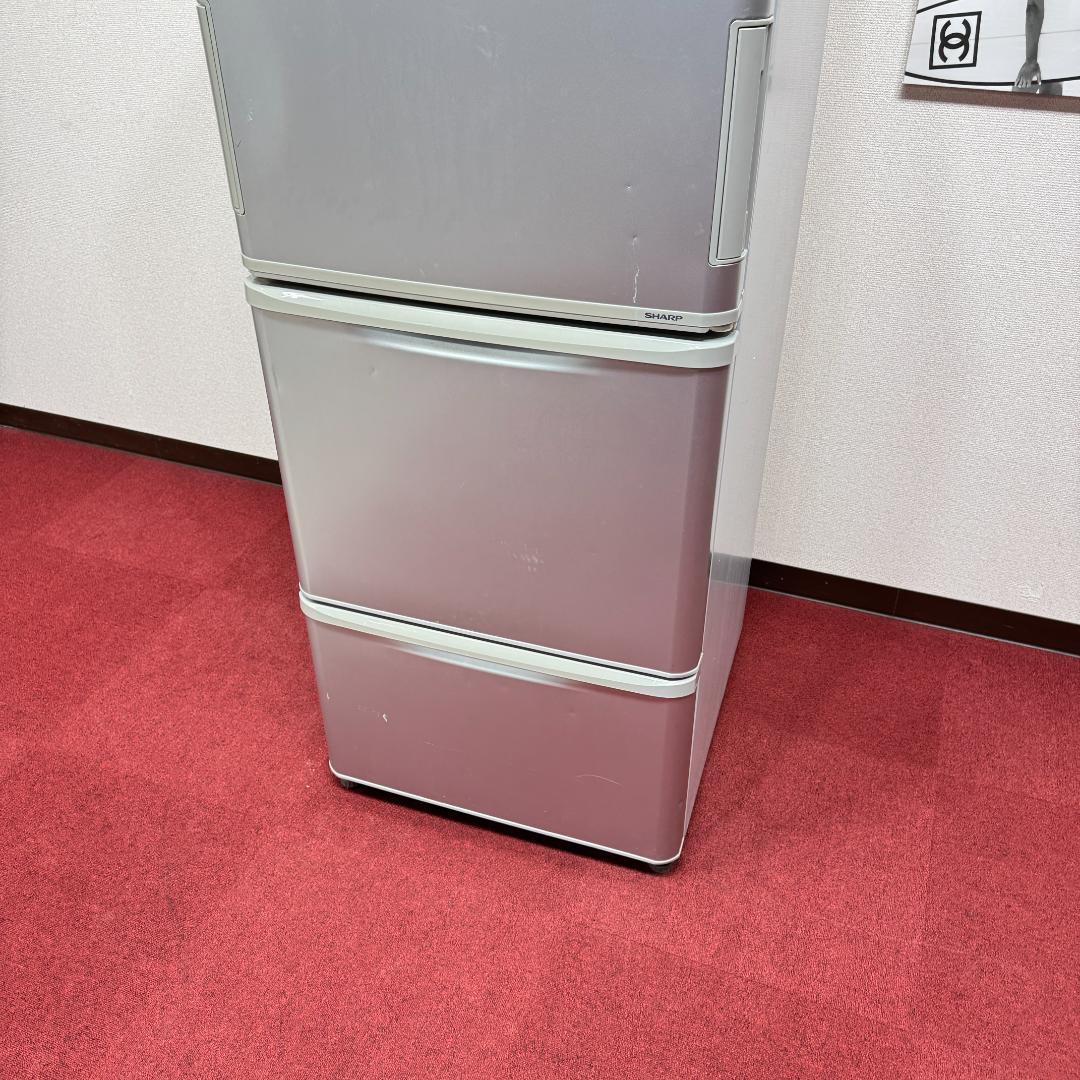 東京23区送料無料　美品シャープ2017年製　3ドア350L　洗浄/除菌済み