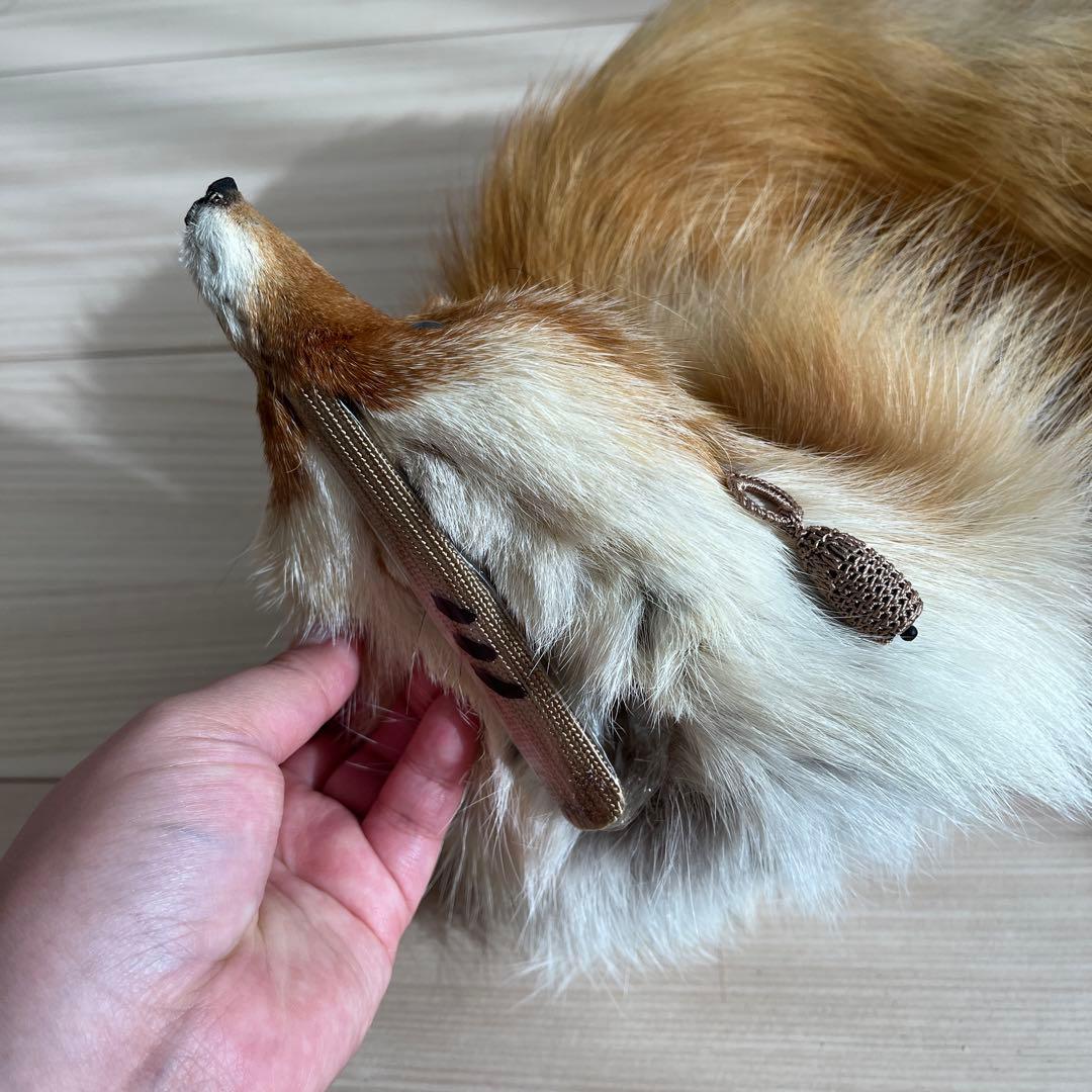 北キツネ　北きつね　北狐　ファー　毛皮　フォックスファー　新品未使用