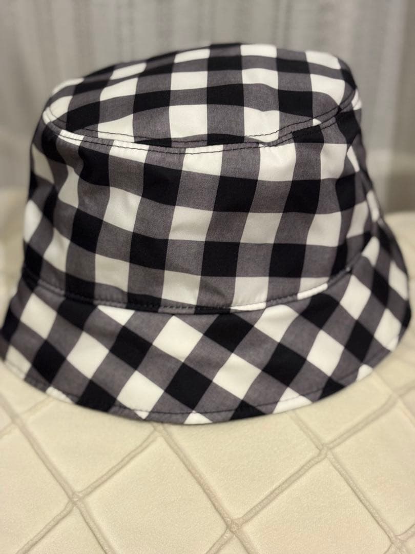 PRADA チェック柄 バケットハット