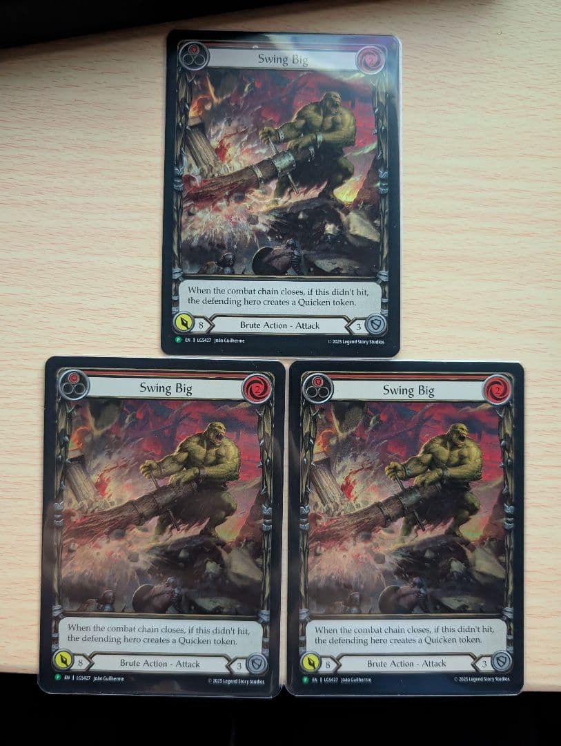 Swing big プロモ3枚 flesh and blood fab