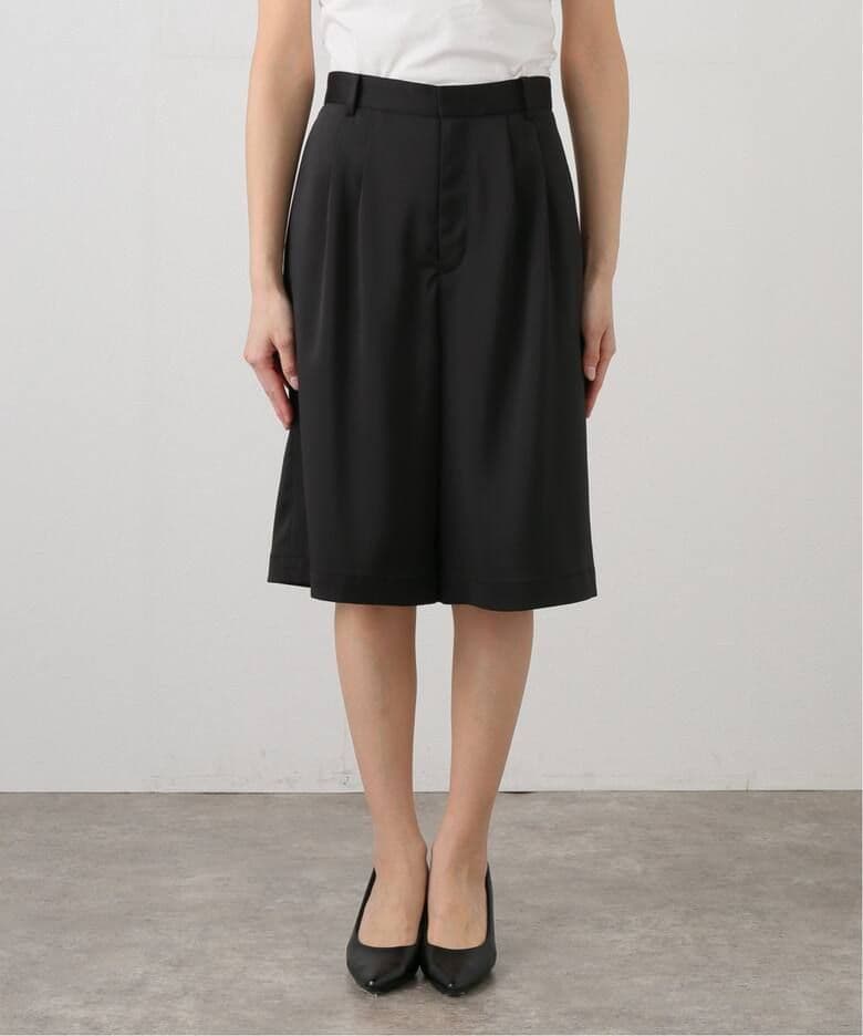 スピックアンドスパン サテンハーフパンツ 36