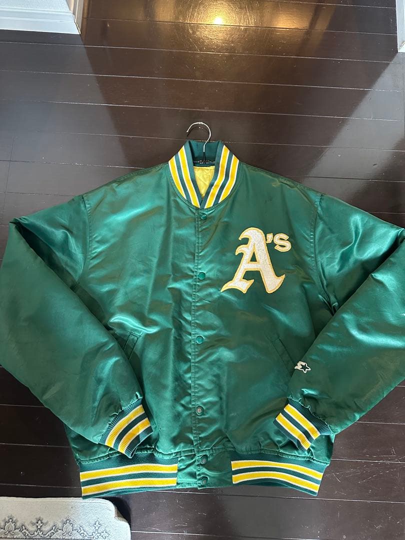 STARTER製MLBオークランド・アスレチックススタジャン