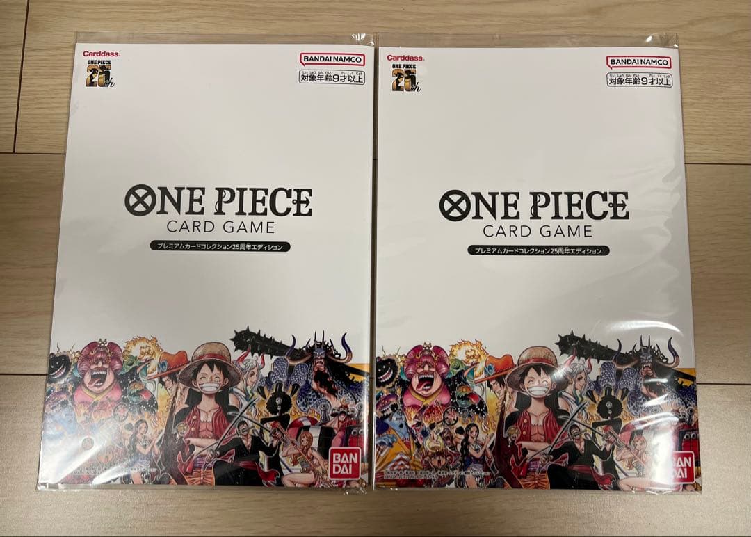ワンピースカードコレクション25周年エディション　未開封　２点セット
