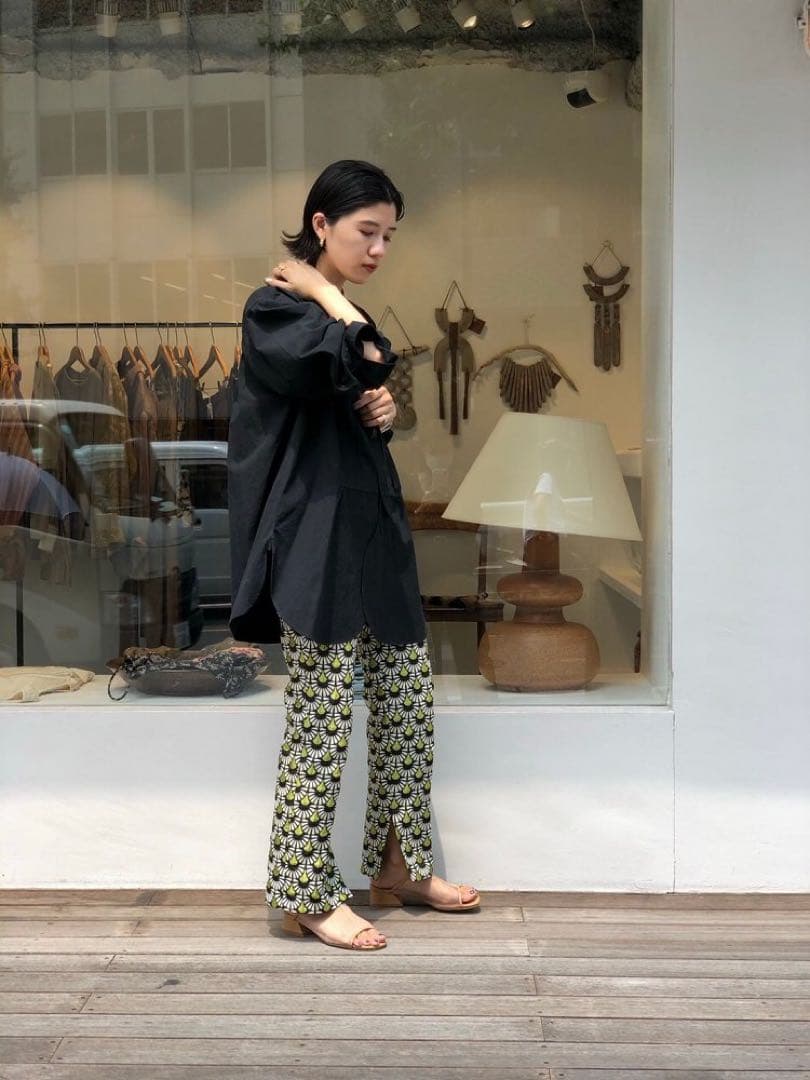 TODAYFUL 38 ジャガードスリットトラウザース