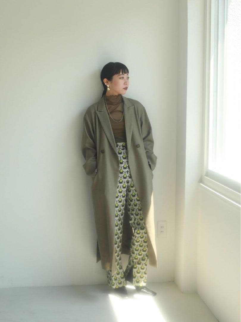 TODAYFUL 38 ジャガードスリットトラウザース