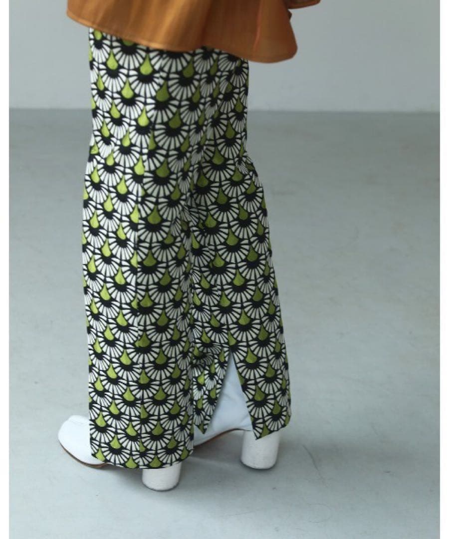 TODAYFUL 38 ジャガードスリットトラウザース