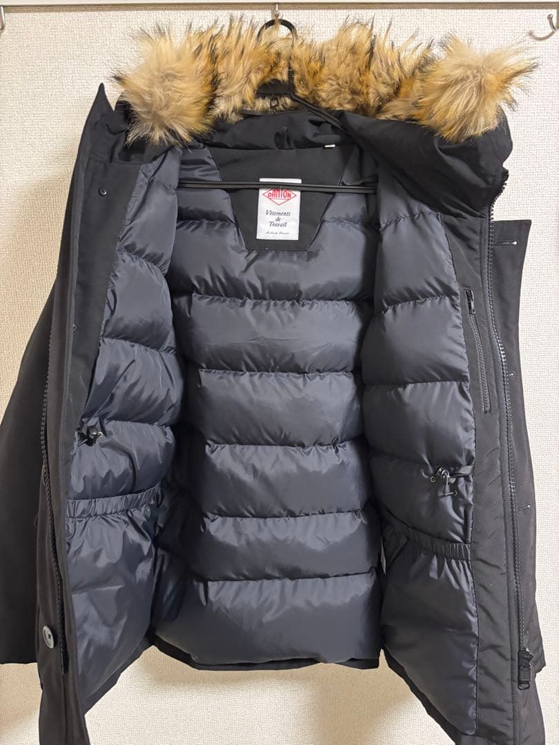 DANTON ダントン ファーフード付き　ダウンジャケットDT-A0029LAS